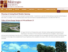 Tablet Screenshot of cityofmarengo.com